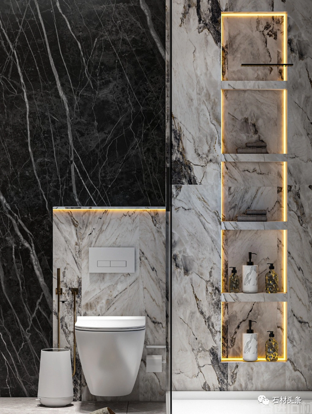 极致奢华大理石卫生间精美案例大放送!(图1) 图片