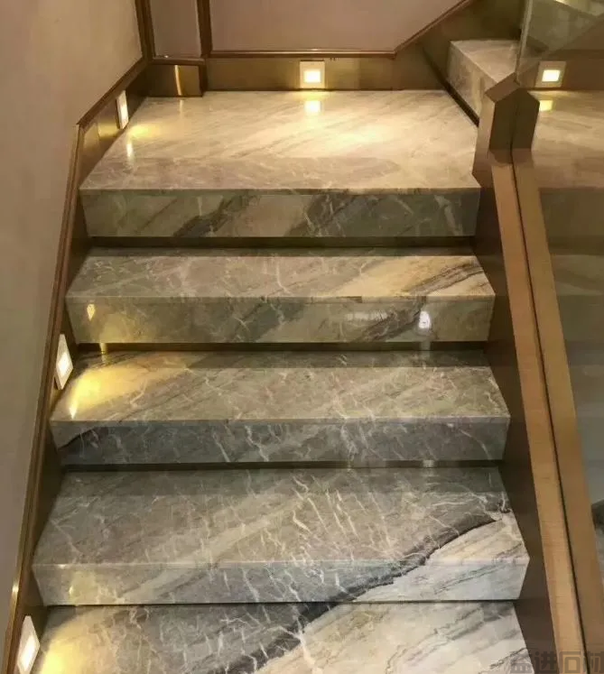 大理石楼梯踏步横头怎么做，即实用又美观