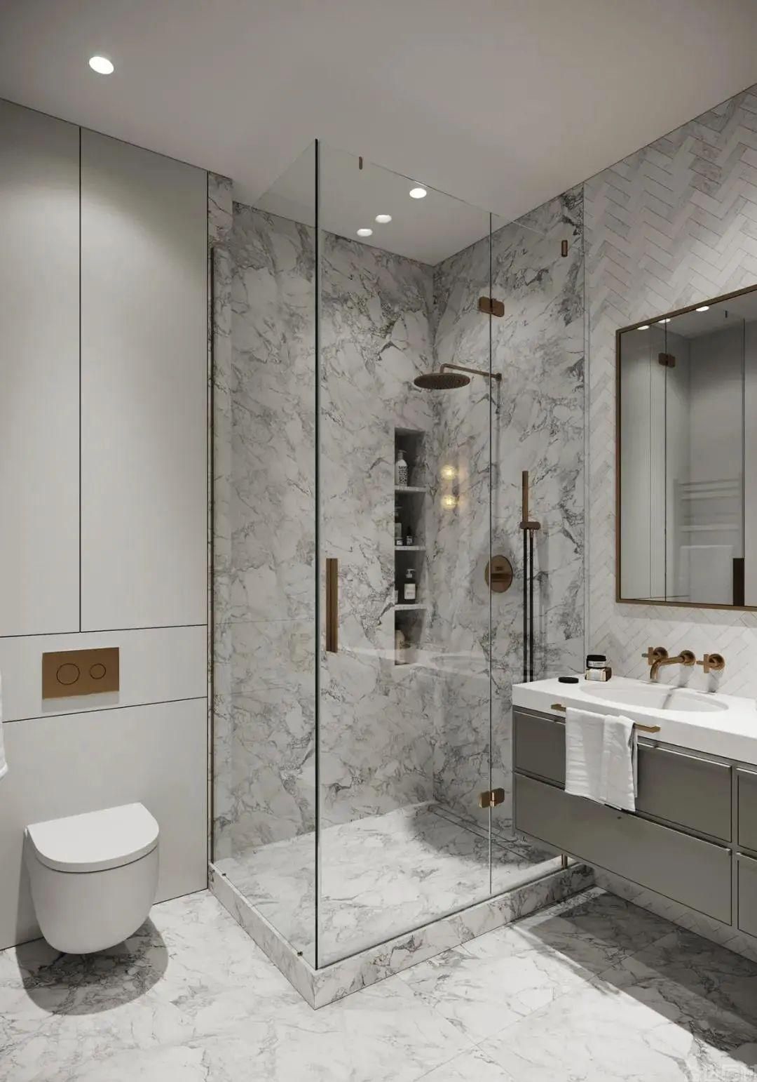 卫浴空间石材超薄墙体工艺 | 施工细节和防水处理(图8)