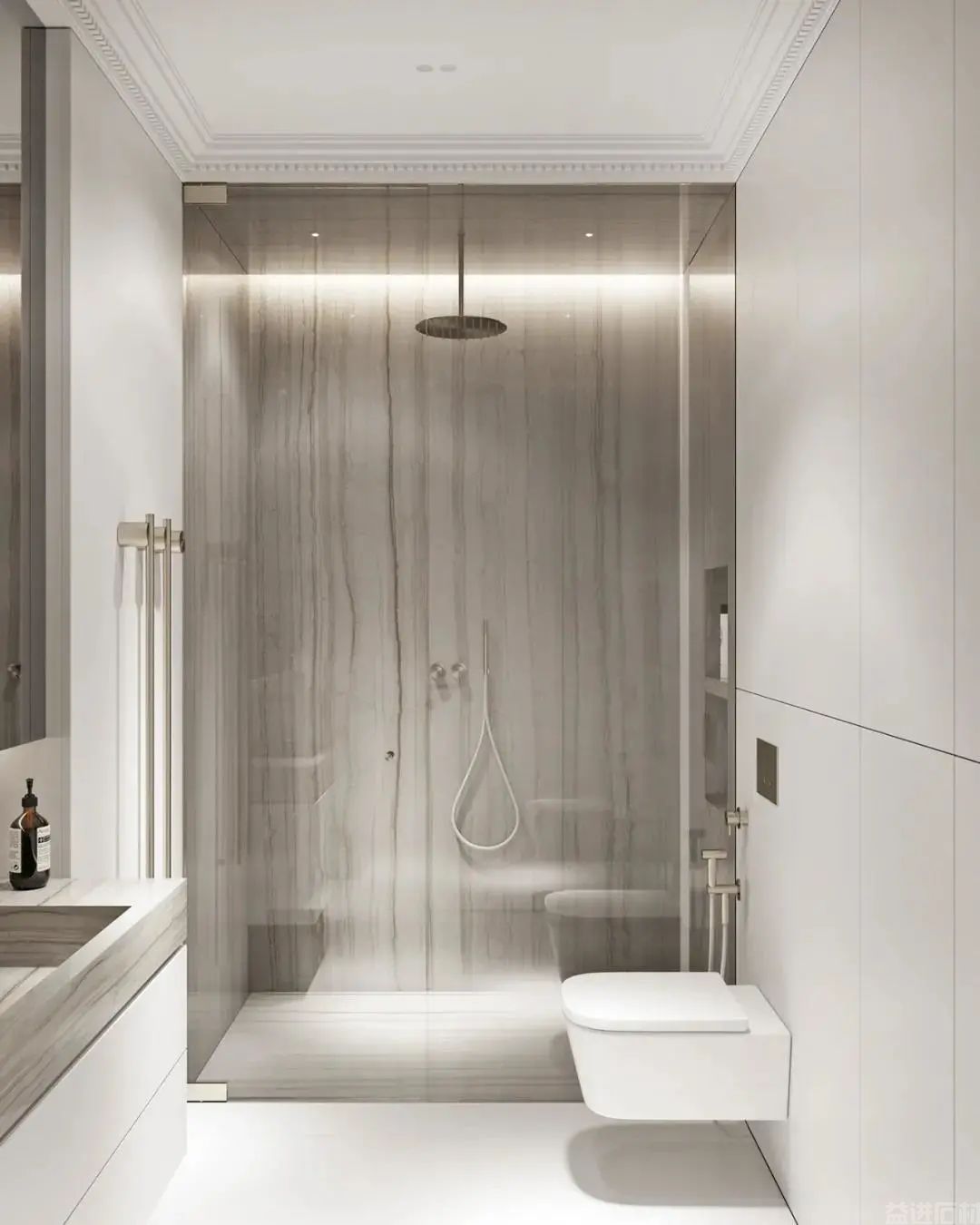 卫浴空间石材超薄墙体工艺 | 施工细节和防水处理(图12)