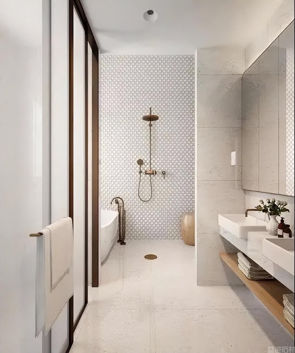 卫浴空间石材超薄墙体工艺 | 施工细节和防水处理(图13)